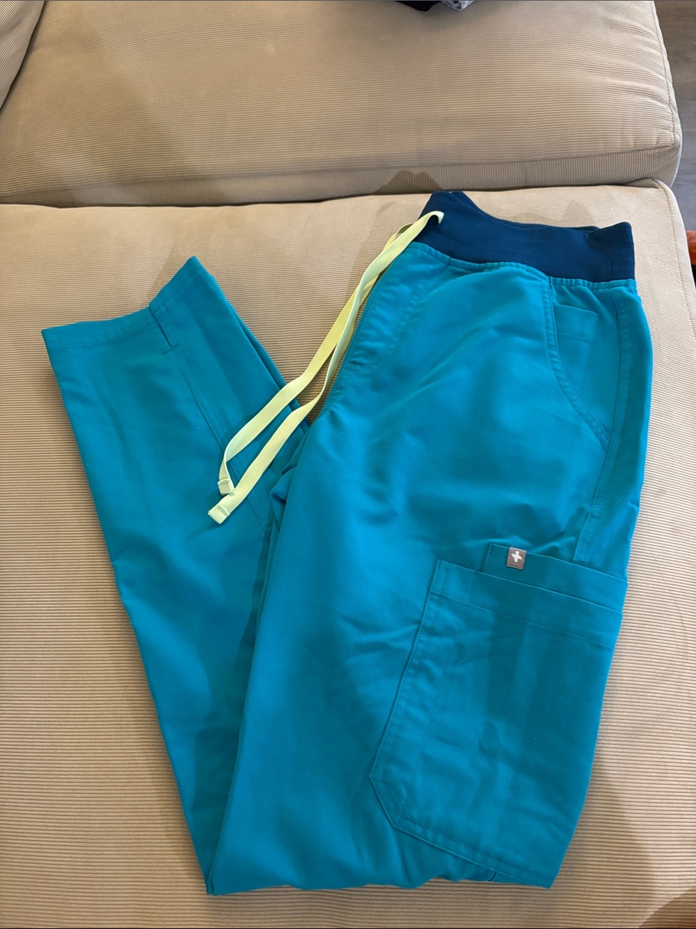 Figs blue scrub pants